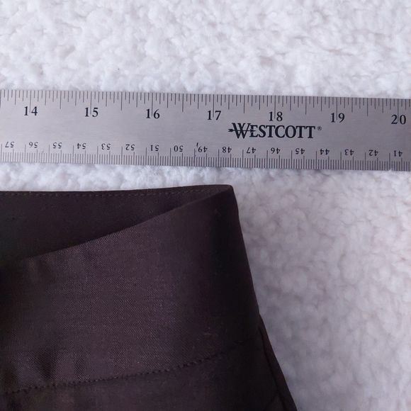 Lafayette 148 Wool Blend Brown Dress Pants Women's Sz 14 - Picture 6 of 14